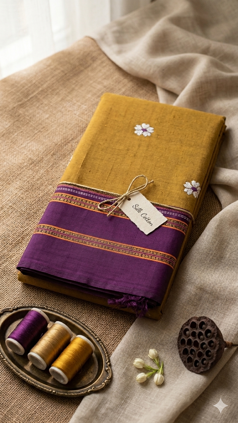 1002583613 Jasmine Silk Saree 5 - Image 1